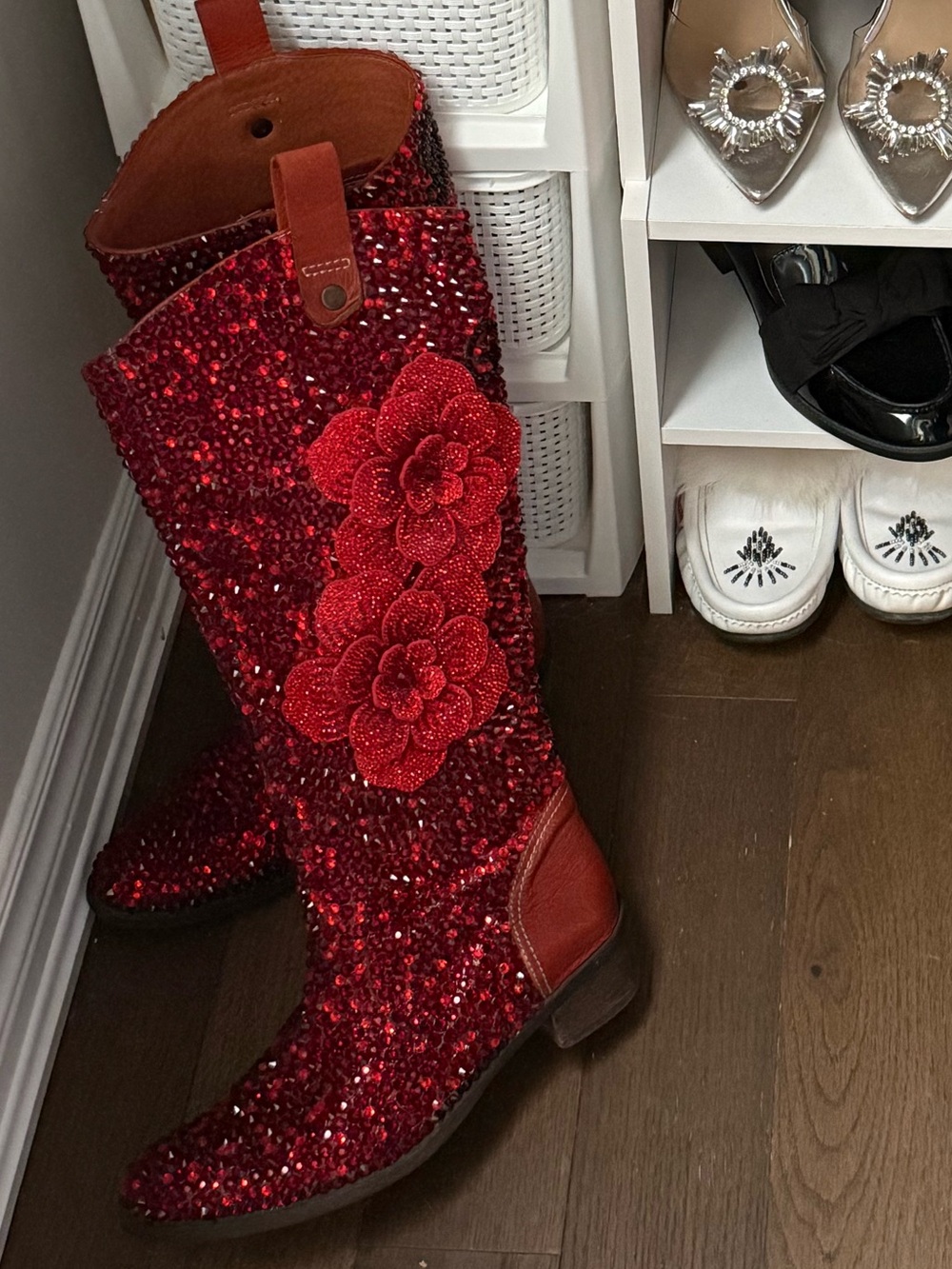 CUSTOM Rhinestone Cowboy boots